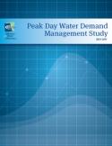 peak day water demand management study cover